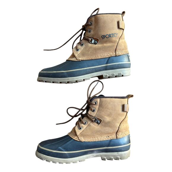Sporto Thermalite Insulated Duck Boots with Lug Style Soles size 7 - Picture 3 of 15